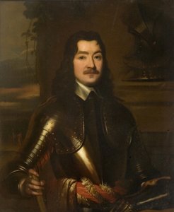 チャールズルーカス卿（1613-1648）、コルチェスター包囲戦の王家軍の指導者 作： John Lewis Reilly